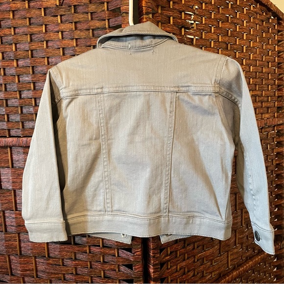 Miles The Label. Unisex Cotton Blend Grey Denim Jacket - Baby 18M - Picture 5 of 6